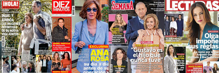La confirmación definitiva de la relación entre Iñaki Urdangarin y Ainhoa Armentia, el hijo perdido de María Teresa Campos y el plan secreto de Olga Moreno: estas son las portadas del miércoles 13 de abril