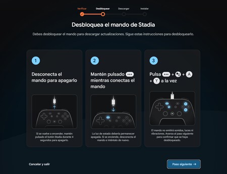 Habilitar Modo Bluetooth Mando Stadia 7