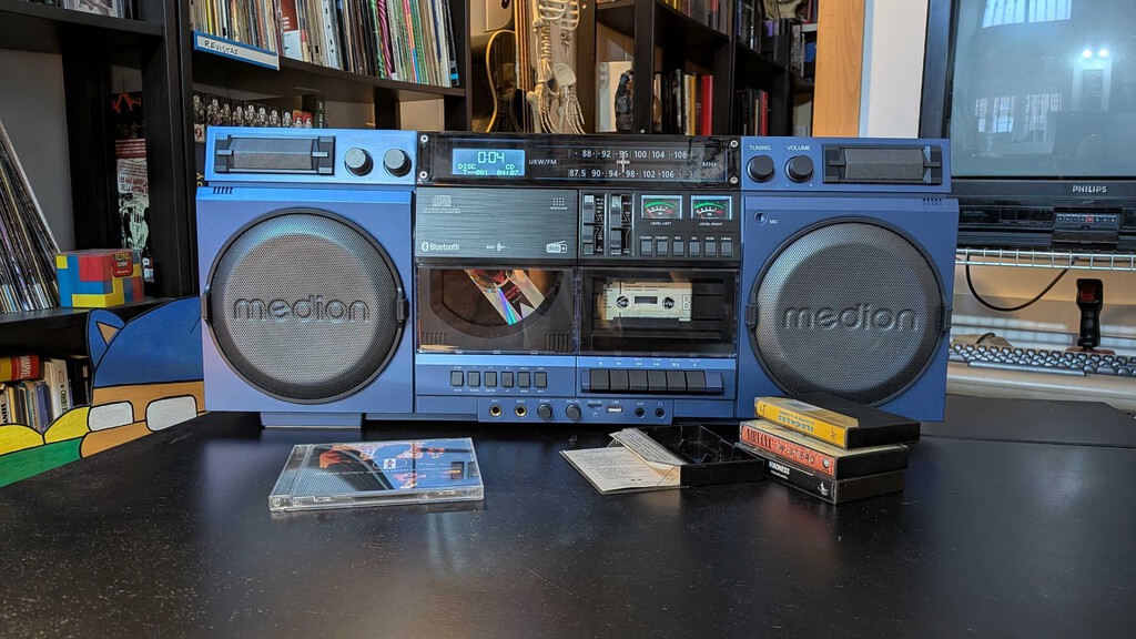 En pleno 2026 Medion ha sacado un reproductor de cassettes y CDs. Lo he probado y me encanta: mis cintas suenan mejor que en los 80