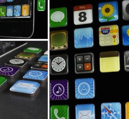 Imanes con las aplicaciones del iPhone para tu nevera