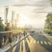 "Flash Charge", o cómo en Ginebra quieren recargar autobuses eléctricos en 15 segundos