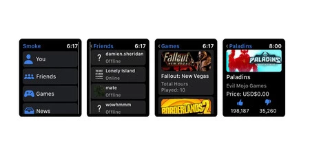 Steam Apple Watch のためにスモーク