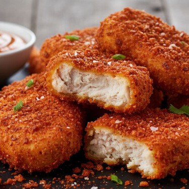 Cómo hacer Nuggets de pollo con Flamin’ Hot extra crujientes para la botana del fin de semana