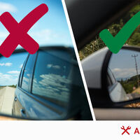 Como ajustar correctamente los espejos retrovisores del coche para que no tenga ángulos muertos 