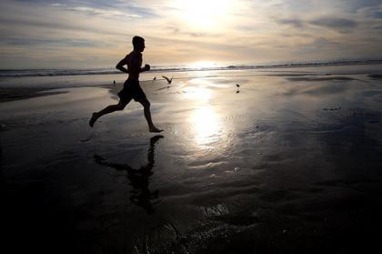 correr playa