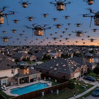Moradores de um subúrbio no Texas enfrentam um apocalipse de drones da Amazon no céu e relatam barulho constante com caixas no quintal  