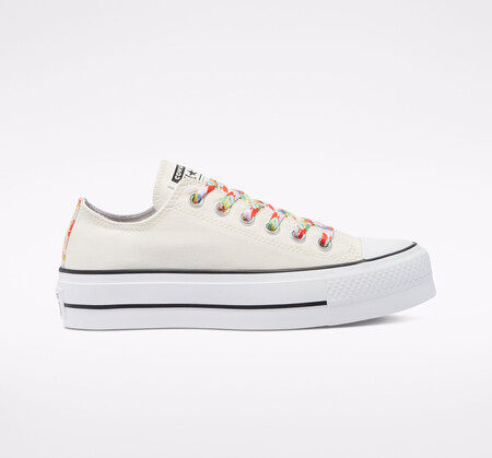 Floral Print Platform Chuck Taylor All Star Low Top