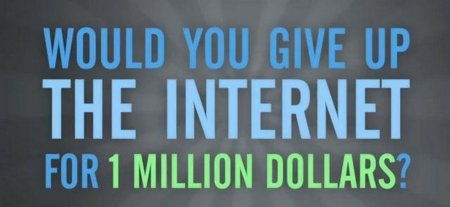 ¿Cuánto tendrían que pagarnos para renunciar a Internet para siempre?