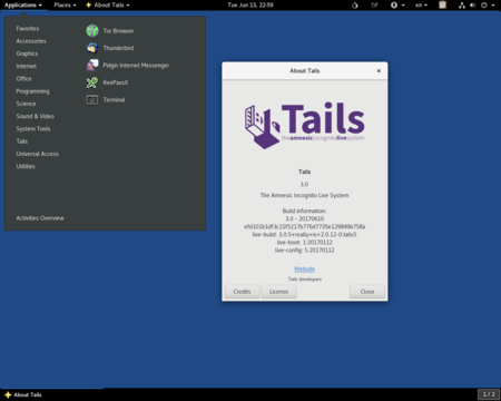 Ya está disponible Tails 3.9, la mayor actualización del año de la distro para el anonimato