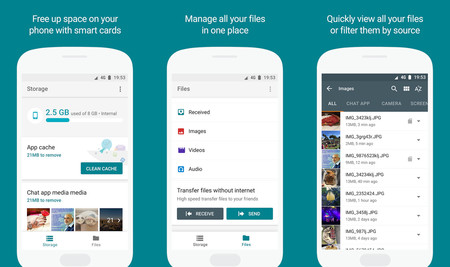 Google Files Go se actualiza con soporte para tabletas y gestión de tarjetas SD