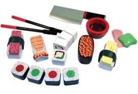 Wooden Sushi playset: para pequeños Chefs