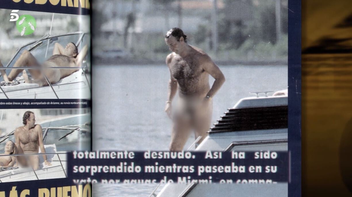 La pillada de los 42.000€: Bertín Osborne en alta mar con el manubrio sin  tapar