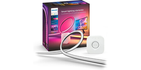 kit de inicio de tres tiras de luces LED Hue Play Gradient