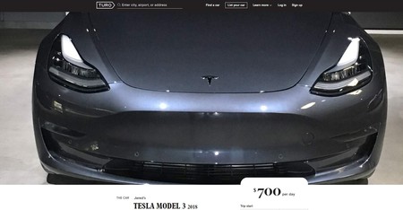 La gente está empezando a alquilar sus Tesla Model 3 por 700 dólares el día