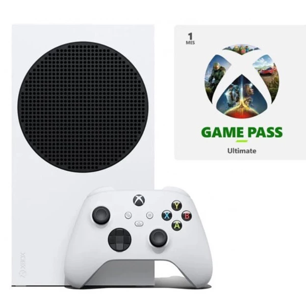 Pack Microsoft Xbox Series S 512GB + Xbox Game Pass Ultimate 1 Mes Licencia Digital