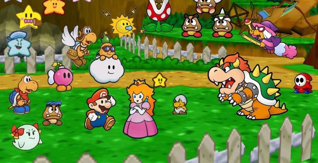 El clásico Paper Mario rindió un cariñoso homenaje a una de las series de nuestra infancia con el diseño de un grupo de enemigos 