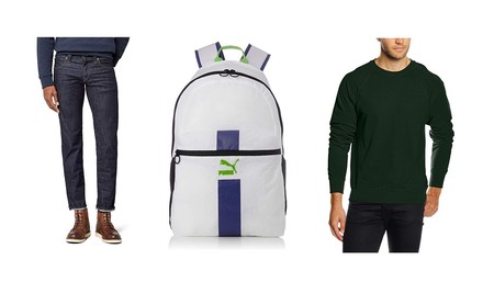 Chollos en tallas sueltas de pantalones, mochilas y sudaderas de marcas como Pepe Jeans, Puma y Givova en Amazon
