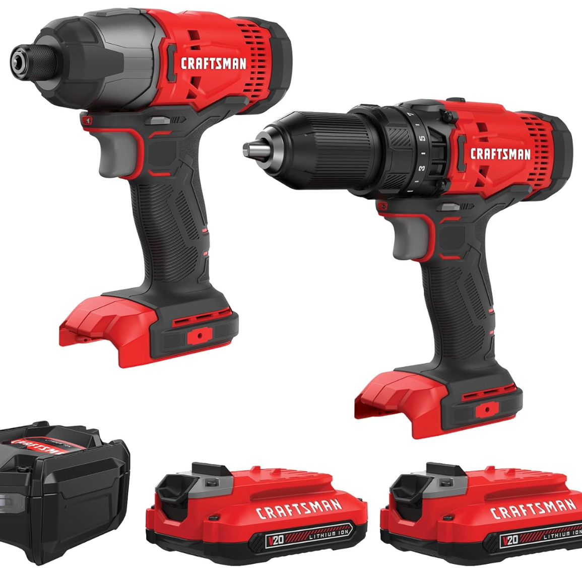 Taladro y atornillador de impacto inalámbricos CRAFTSMAN