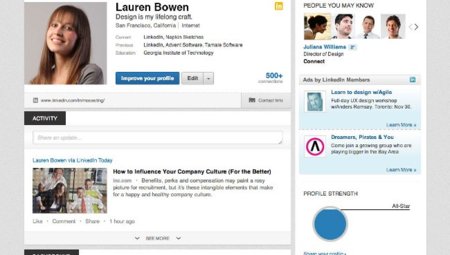 Linkedin actualizará el perfil de usuario con un aspecto más visual