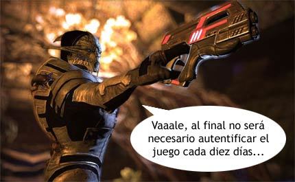 BioWare cambia el sistema de protección anticopia de 'Mass Effect'