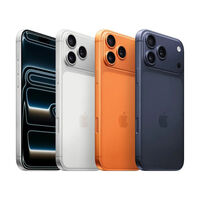 Poderoso celular con tres cámaras y cuerpo de aluminio. Es de los pocos en color naranja 