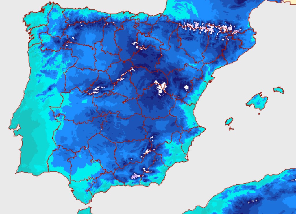Испания переживает самый холодный зимний период за годы
