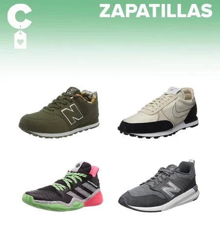 Chollos en tallas sueltas de  zapatillas Nike, New Balance o Adidas en Amazon