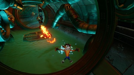 El nivel Sewer or Later de Crash 2 se deja ver en un gameplay de Crash Bandicoot N. Sane Trilogy de cinco minutos