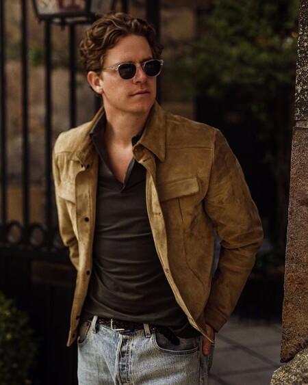 La Chaqueta En Suede Sera El Basico Que Te Acompanara Todo El Otono Y Estos 10 Looks Lo Confirman 07