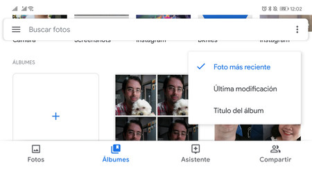 Google Fotos: cómo ordenar los álbumes por fecha, título o última modificación