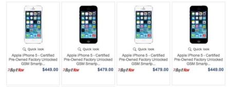 Apple se vuelve a aliar con eBay para ofrecer iPhone 5 restaurados