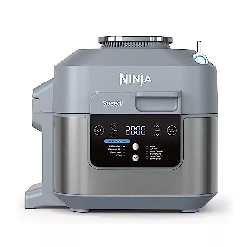 Ninja Speedi Olla Exprés Multifunción Rápida 10 en 1, Gris