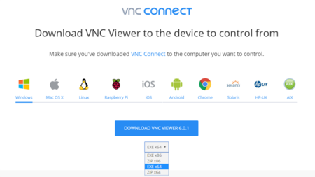 raspberry pi vnc viewer