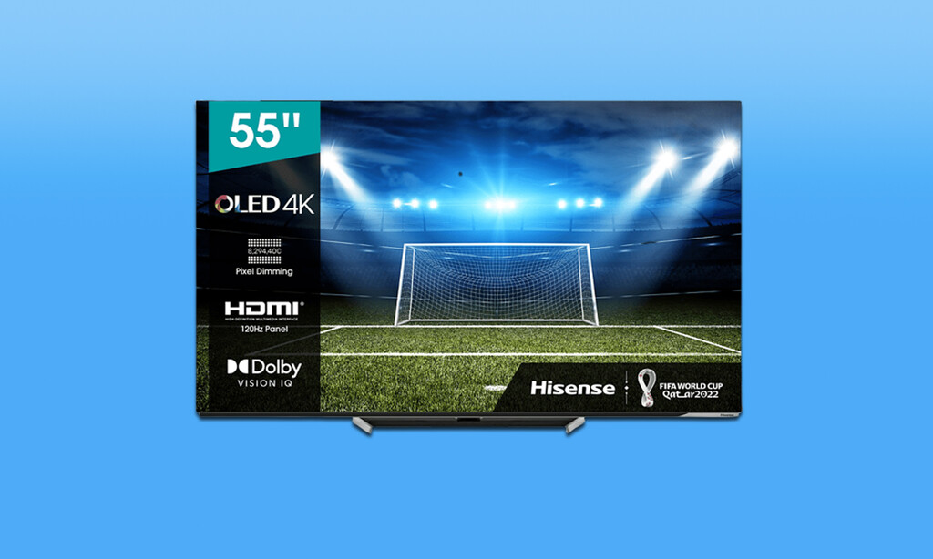 Este televisor 4K OLED de Hisense con 55 pulgadas súper rebajado en MediaMarkt: ideal para disfrutar de tus películas o videojuegos favoritos