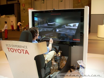 Simulador de conduccion eficiente Toyota
