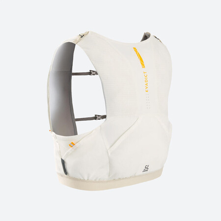 Chaleco Hidratacion Trail Running Portabidon Evadict 5l Blanco