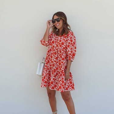 Paula Echevarría tiene el vestido de nueva colección de Mango perfecto para lucir en verano y también otoño