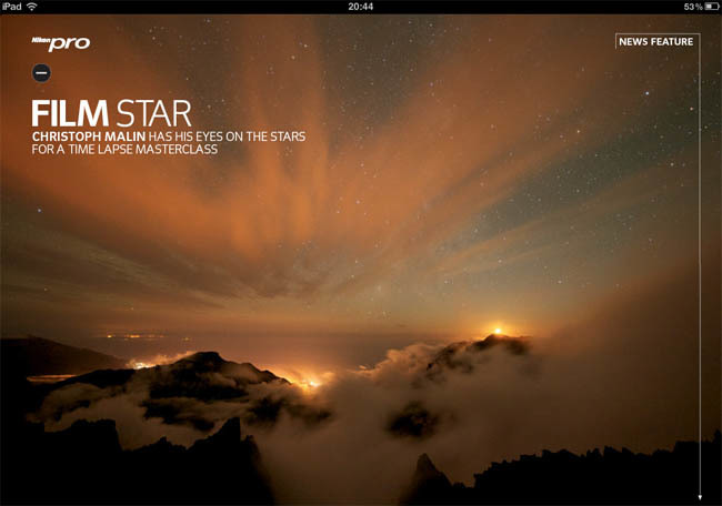 Nikon Europa presenta la versión para iPad de su revista para profesionales, Nikon Pro