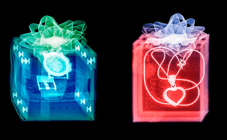 Xograms de Hugh Turvey: descubriendo el interior de los regalos navideños con fotografía de rayos X