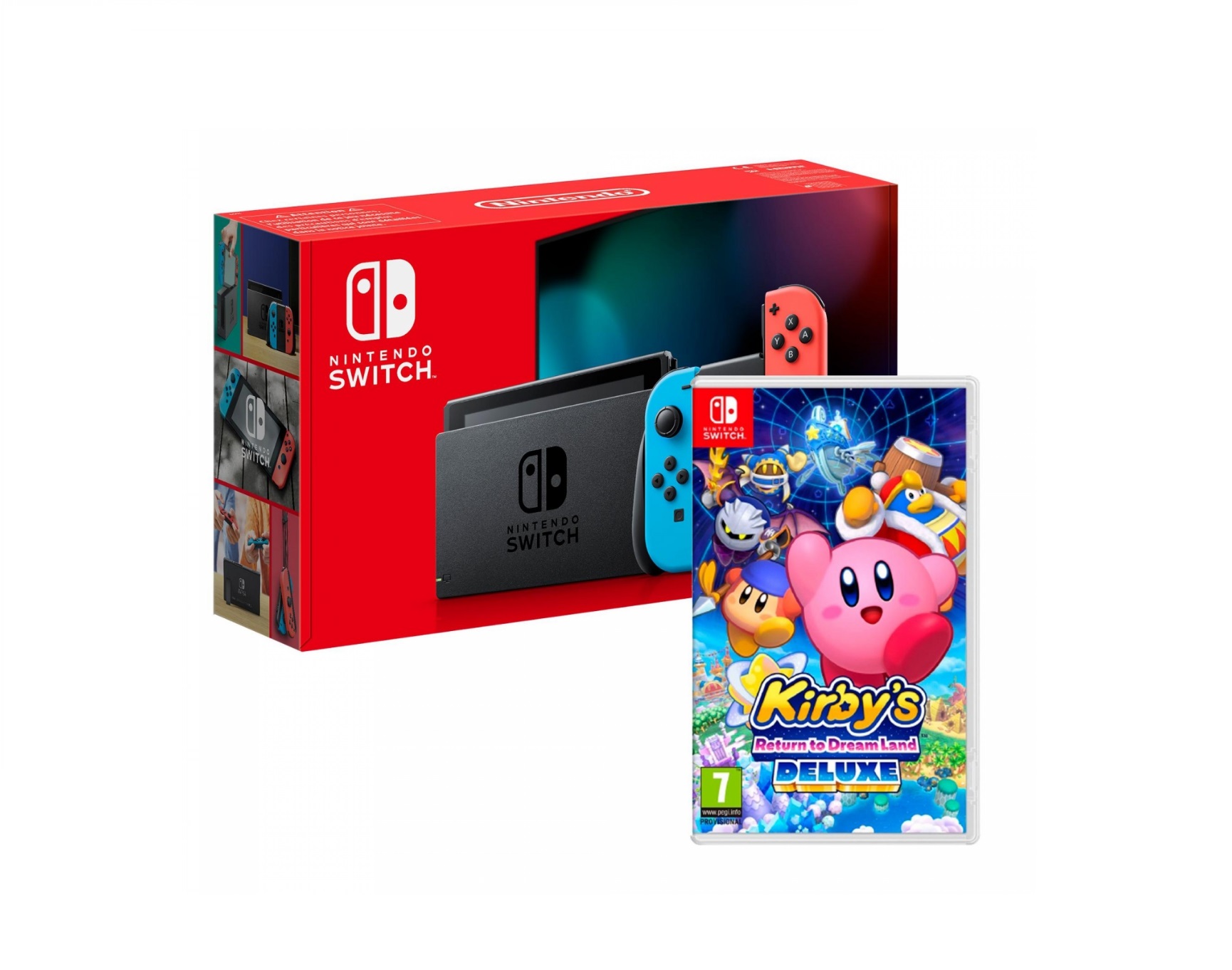 Nintendo Switch Neón + Kirby's Return to Dreamland Deluxe