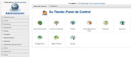 Configuración virtuemart