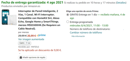 Interruptor Homekit Meross
