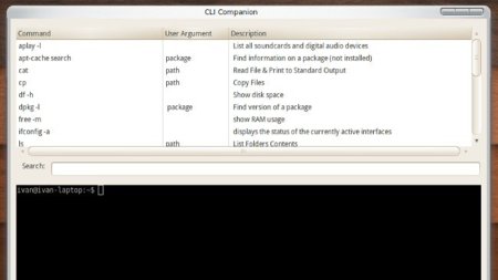 CliCompanion hace más fácil el uso de la terminal de Linux