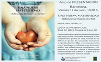 "Una nueva maternidad" está a punto de llegar. Primer libro de la Tribu 2.0