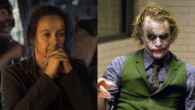 Samantha Morton en 'La Odisea' y Heath Ledger como el Joker