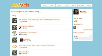 Intuuch, un clon de "Twitter" para el seguimiento de las actividades de nuestros amigos