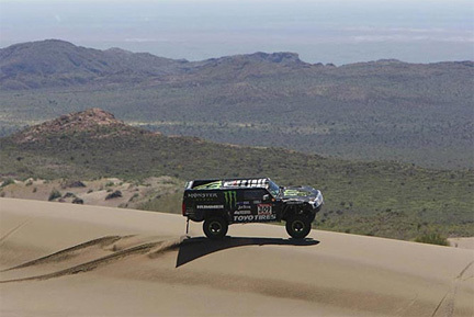Gordon Robby en San Rafael, Mendoza. Dakar 2009