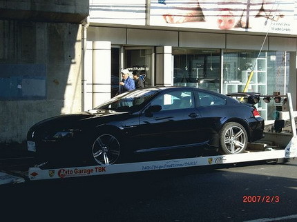 BMW M6 con el alerón de un Porsche 911 GT3