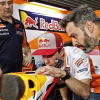 Marc Márquez cree que Dovizioso sigue siendo el rival a batir pese a las posiciones de parrilla