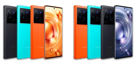 左、Vivo X80。右、Vivo X80 プロ